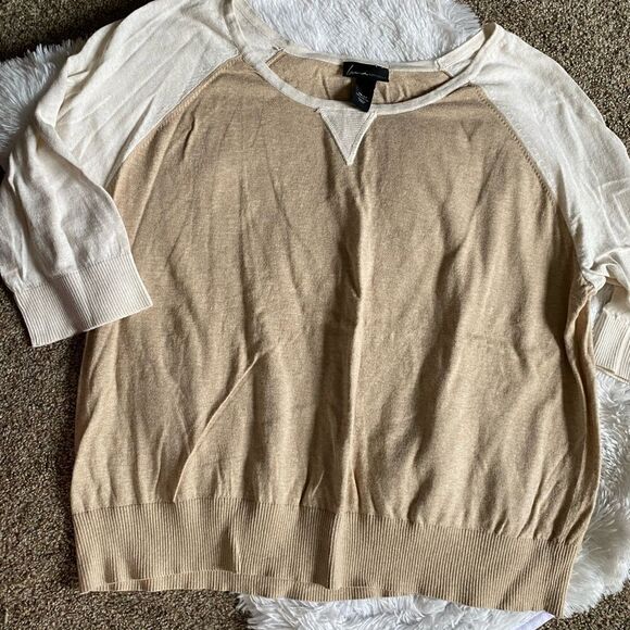 Lane Bryant Tan Sweater Size 28 NEW with tags - Picture 2 of 6